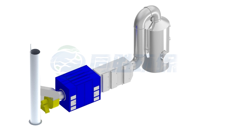 海淀臥式廢氣凈化系統/立式廢氣凈化系統